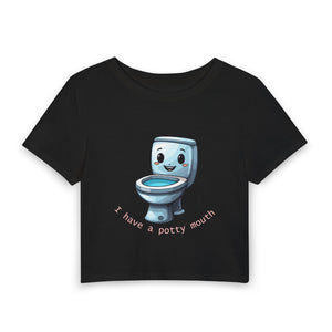 I Have a Potty Mouth Baby Tee mockup