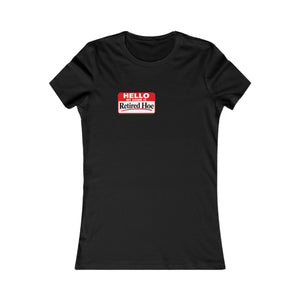 Retired Hoe Tee mockup