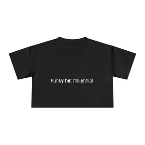 Funky Hot Millennial Crop Top mockup