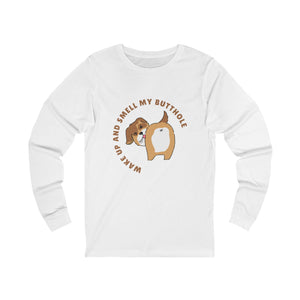Wake Up and Smell My Butthole Long Sleeve mockup