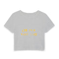 I'll F*ck Your Man Baby Tee — graphic baby crop tee from Chicky Tings