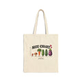 Size Chart Tote Bag in Natural, front view