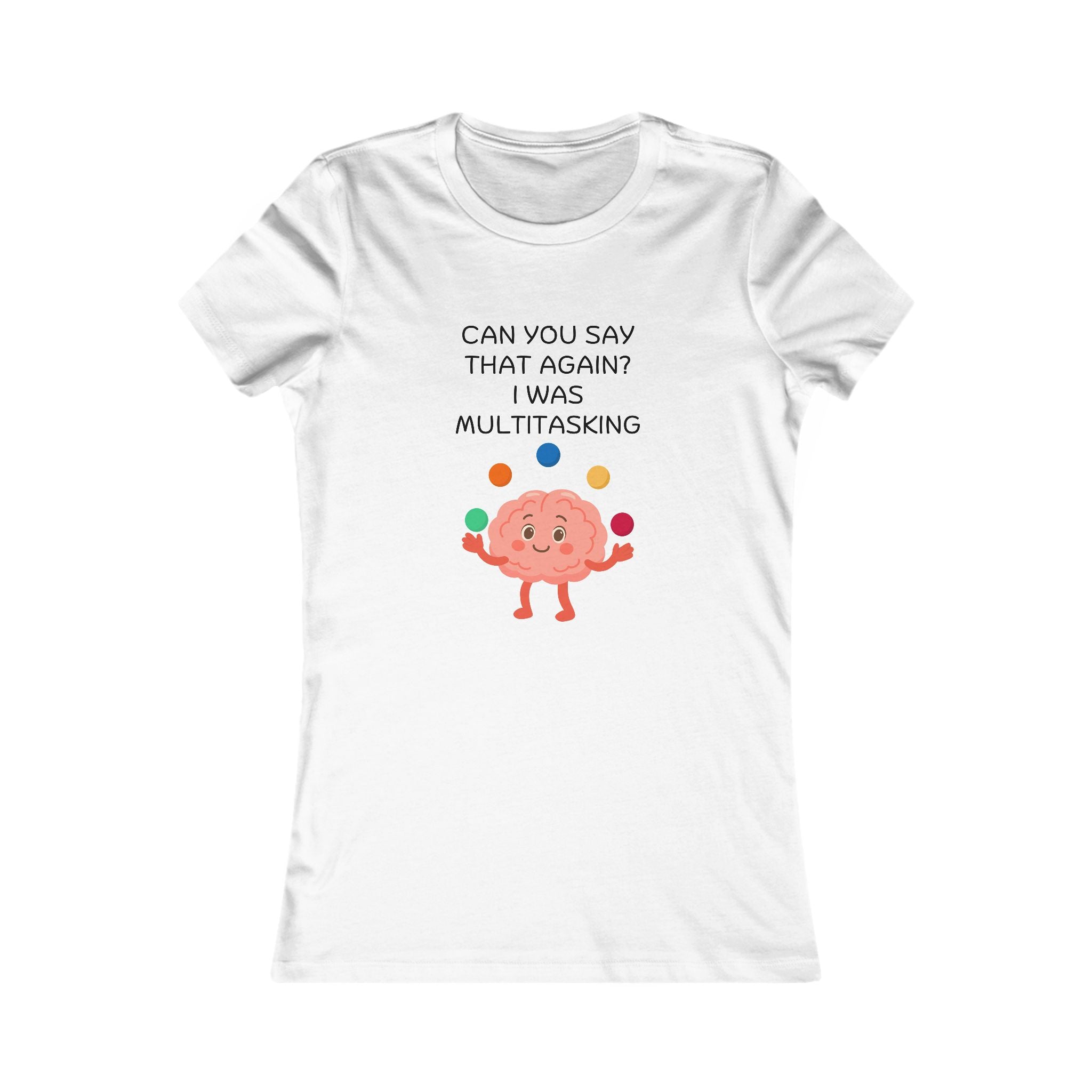 Multitasking Brain Tee — graphic tee from Chicky Tings