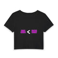 Hottie Count Baby Tee — graphic baby crop tee from Chicky Tings
