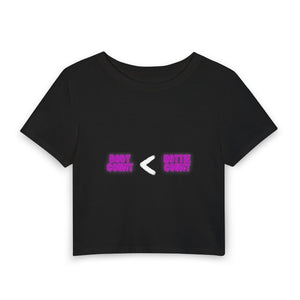 Hottie Count Baby Tee mockup