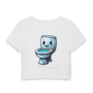 I Have a Potty Mouth Baby Tee mockup