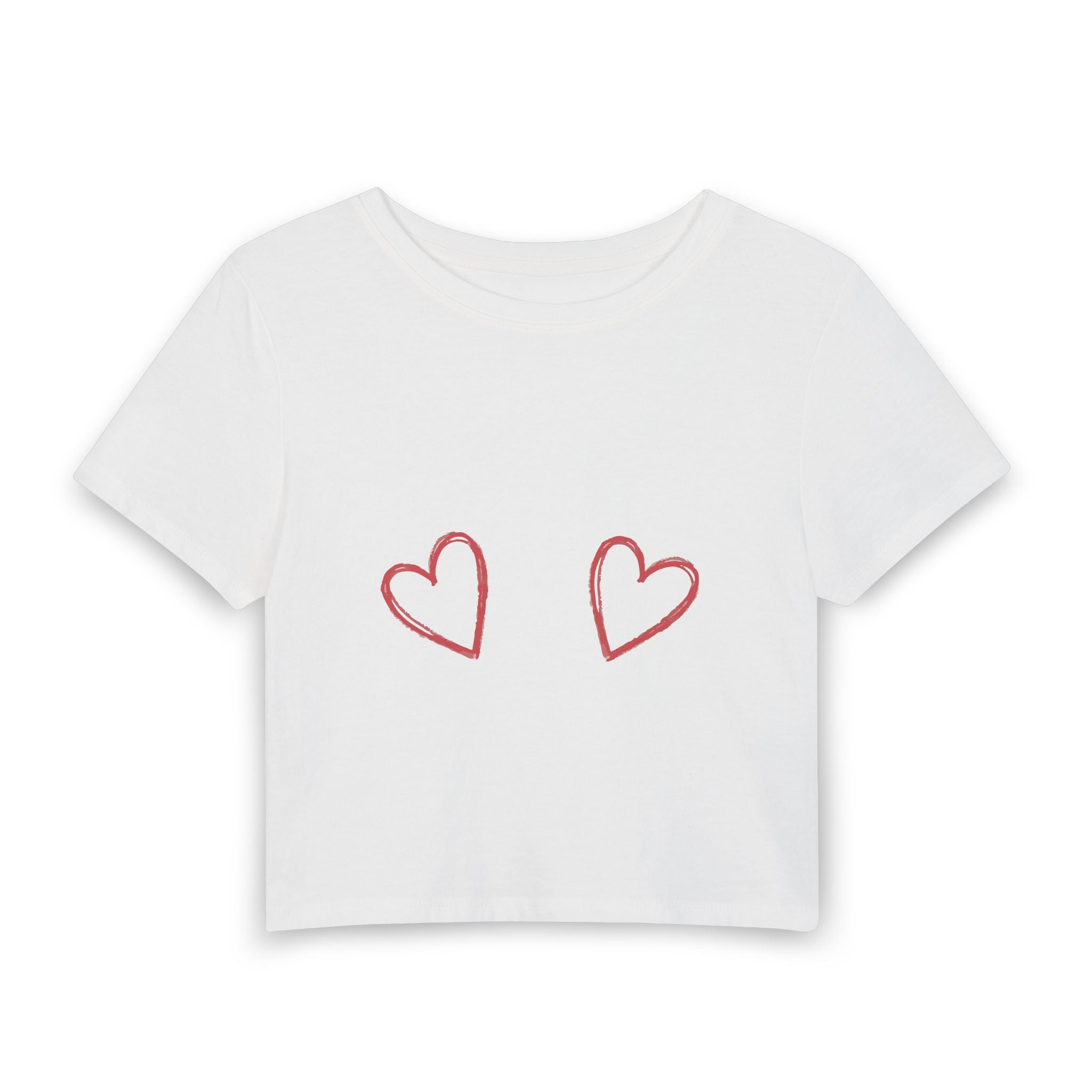 Love Me Baby Tee — graphic baby crop tee from Chicky Tings