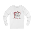 All I Want for Christmas List Long Sleeve in White, front view