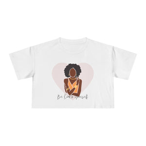 Be Kind to Yourself Crop Top mockup