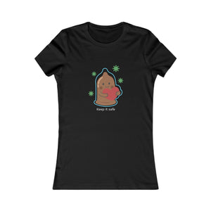 Keep It Safe — Brown Tee mockup