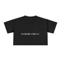 Funky Hot Millennial Crop Top from Chicky Tings - millennial graphic tee, y2k inspired shirt