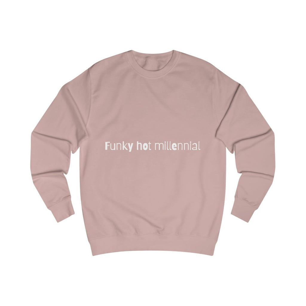 Funky Hot Millennial Sweatshirt from Chicky Tings - millennial graphic tee, y2k inspired shirt