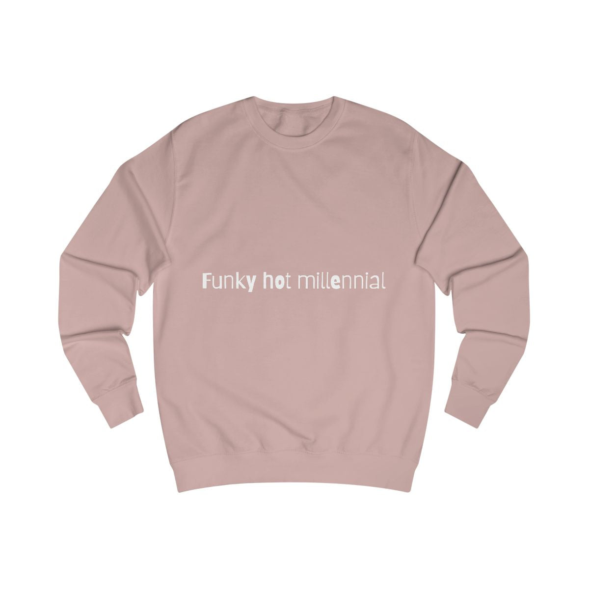 Funky Hot Millennial Sweatshirt from Chicky Tings - millennial graphic tee, y2k inspired shirt