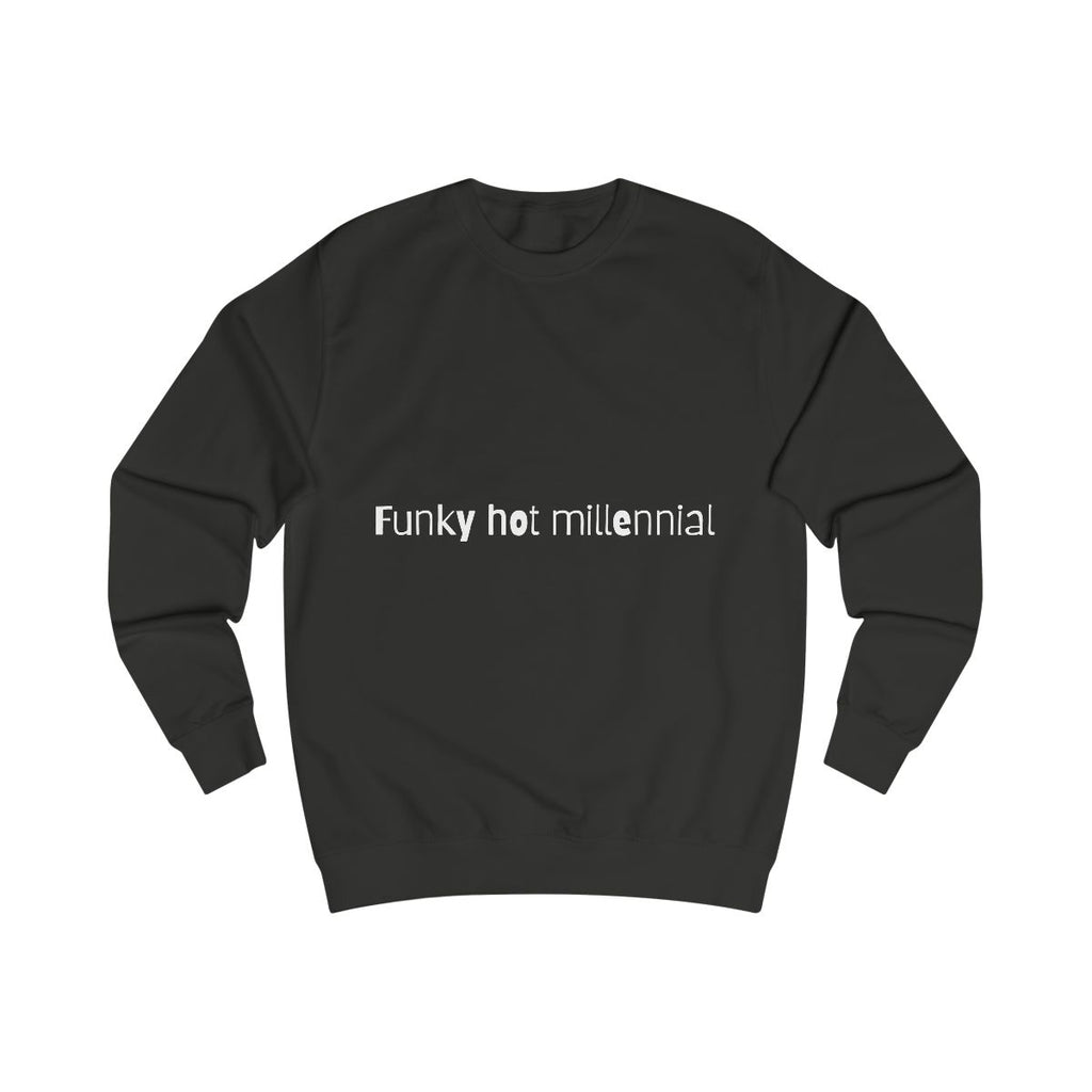 Funky Hot Millennial Sweatshirt from Chicky Tings - millennial graphic tee, y2k inspired shirt
