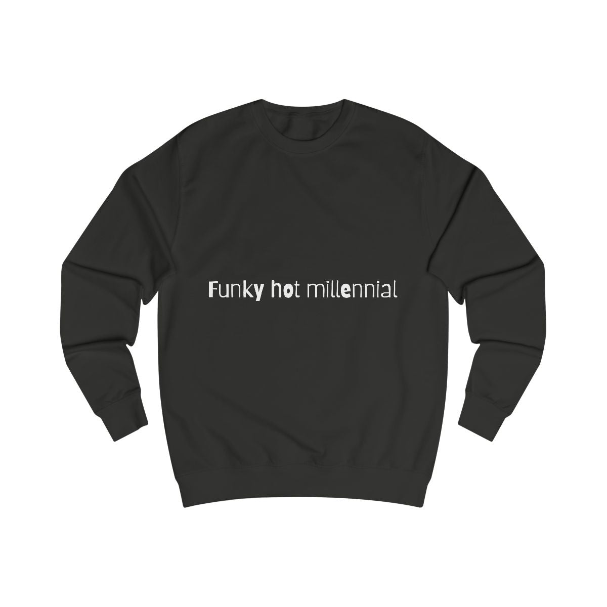 Funky Hot Millennial Sweatshirt from Chicky Tings - millennial graphic tee, y2k inspired shirt