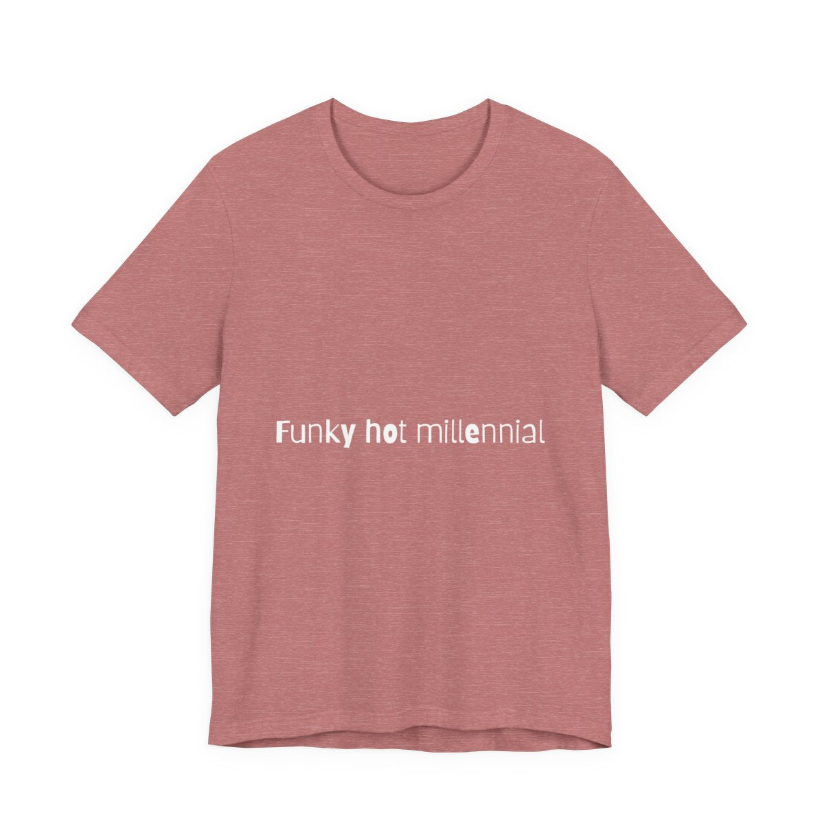 Funky Hot Millennial Tee from Chicky Tings - millennial graphic tee, y2k inspired shirt