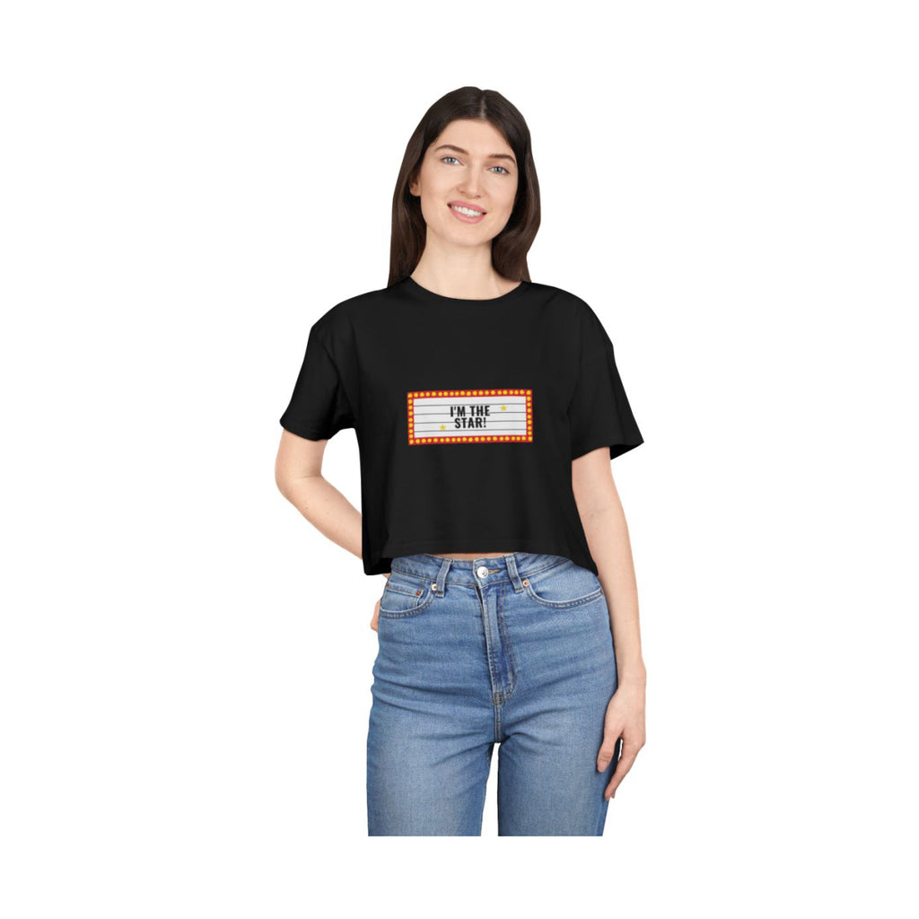 I'm the Star Crop Top from Chicky Tings - main character graphic tee, star shirt