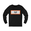 I’m the Star Long Sleeve in Black, front view