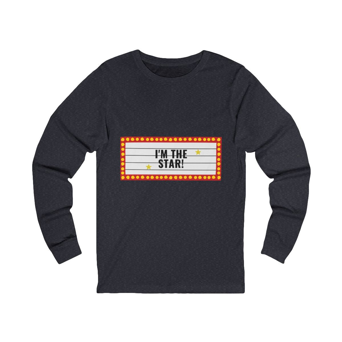 I'm the Star Long Sleeve from Chicky Tings - main character graphic tee, star shirt