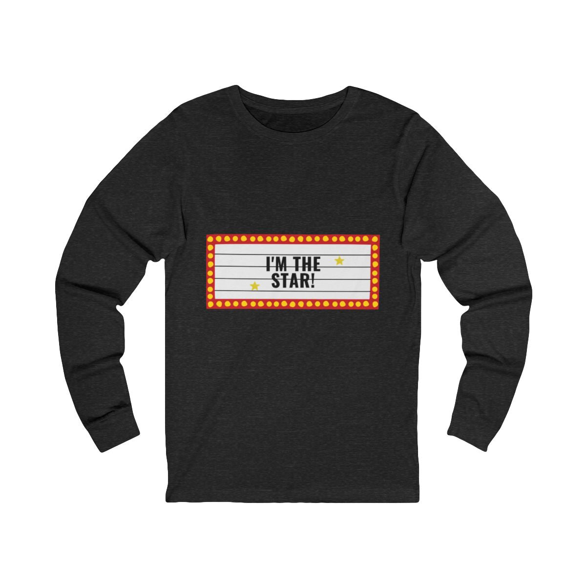 I'm the Star Long Sleeve from Chicky Tings - main character graphic tee, star shirt