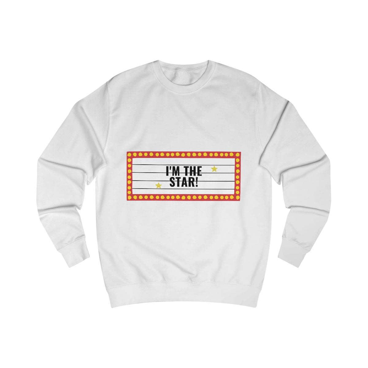 I'm the Star Sweatshirt from Chicky Tings - main character graphic tee, star shirt