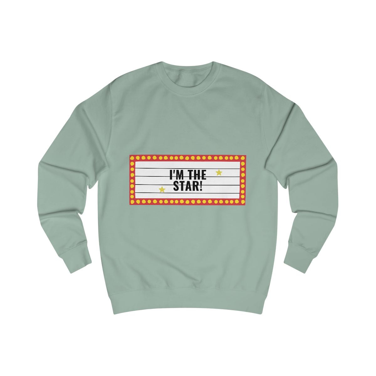 I'm the Star Sweatshirt from Chicky Tings - main character graphic tee, star shirt