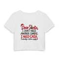 Lifetime Supply of Cash Baby Tee in White, front view