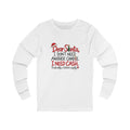 Lifetime Supply of Cash Long Sleeve in White, front view