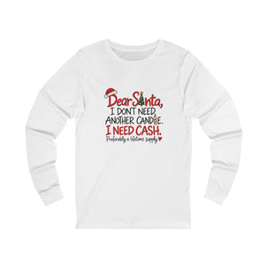 Lifetime Supply of Cash Long Sleeve mockup