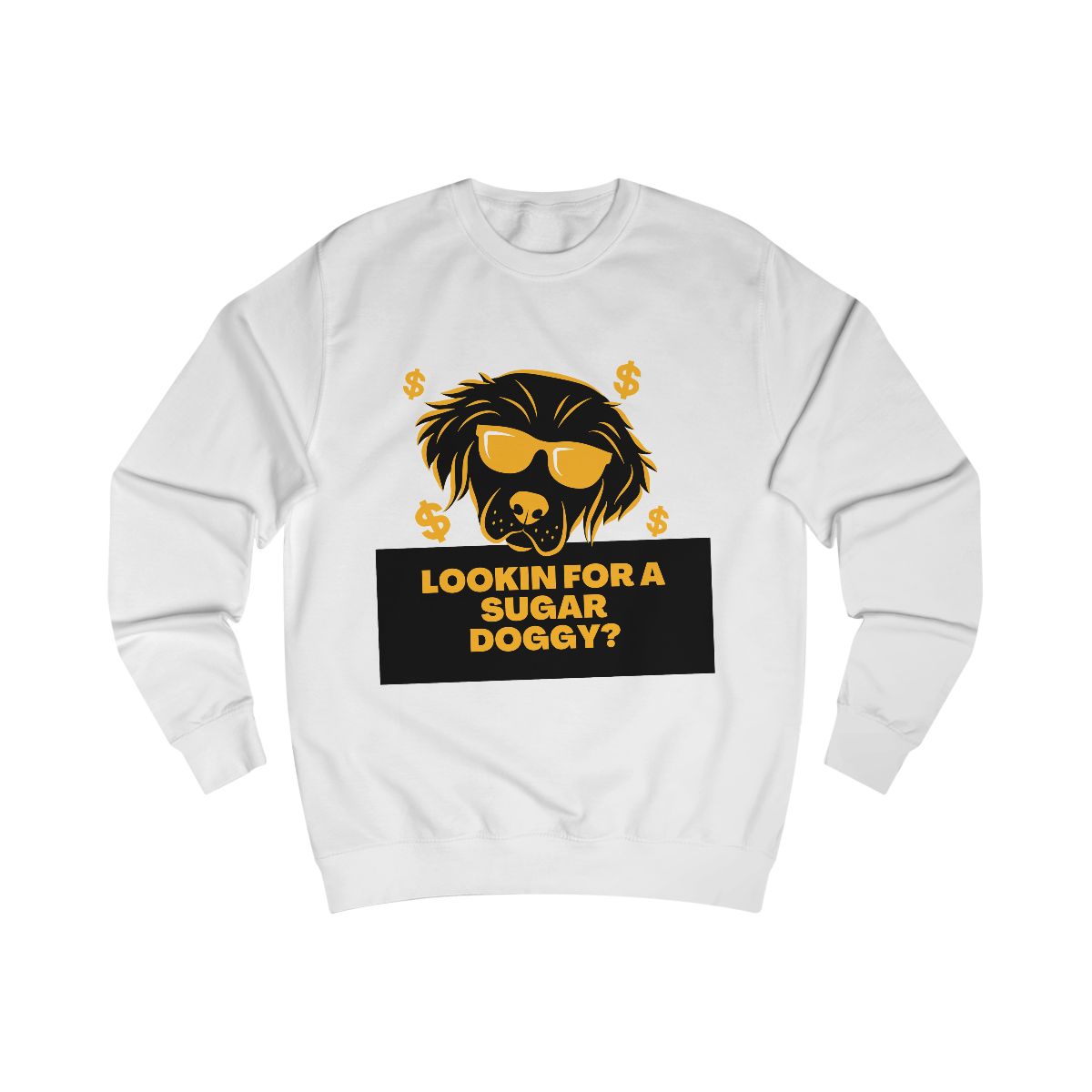 Lookin for a Sugar Doggy Sweatshirt from Chicky Tings - funny dog graphic tee, cheeky shirt