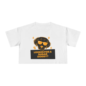 Lookin for a Sugar Doggy Crop Top mockup