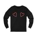 Love Me Long Sleeve in Black, front view
