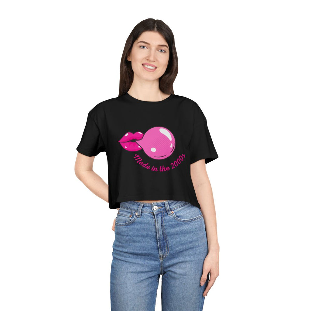 Made in the 2000s Crop Top from Chicky Tings - 2000s graphic tee, y2k nostalgia shirt