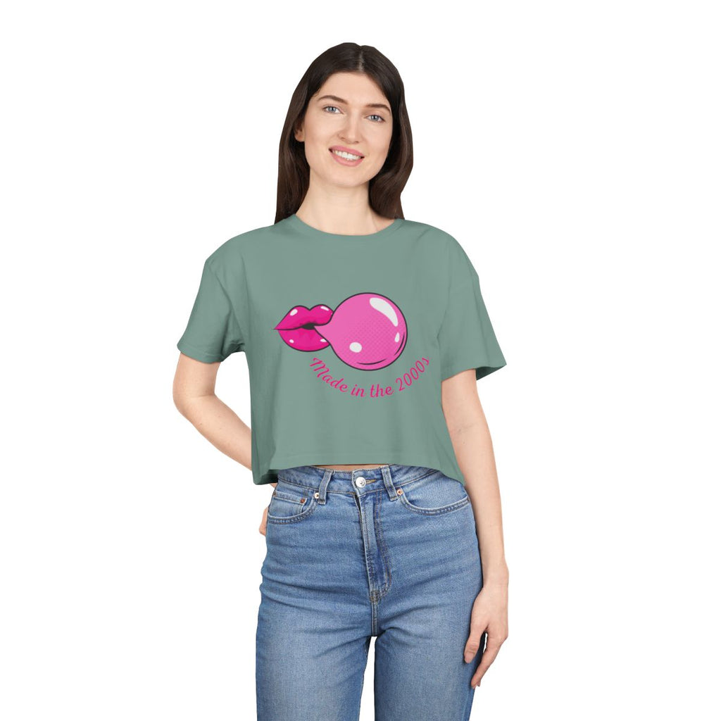 Made in the 2000s Crop Top from Chicky Tings - 2000s graphic tee, y2k nostalgia shirt