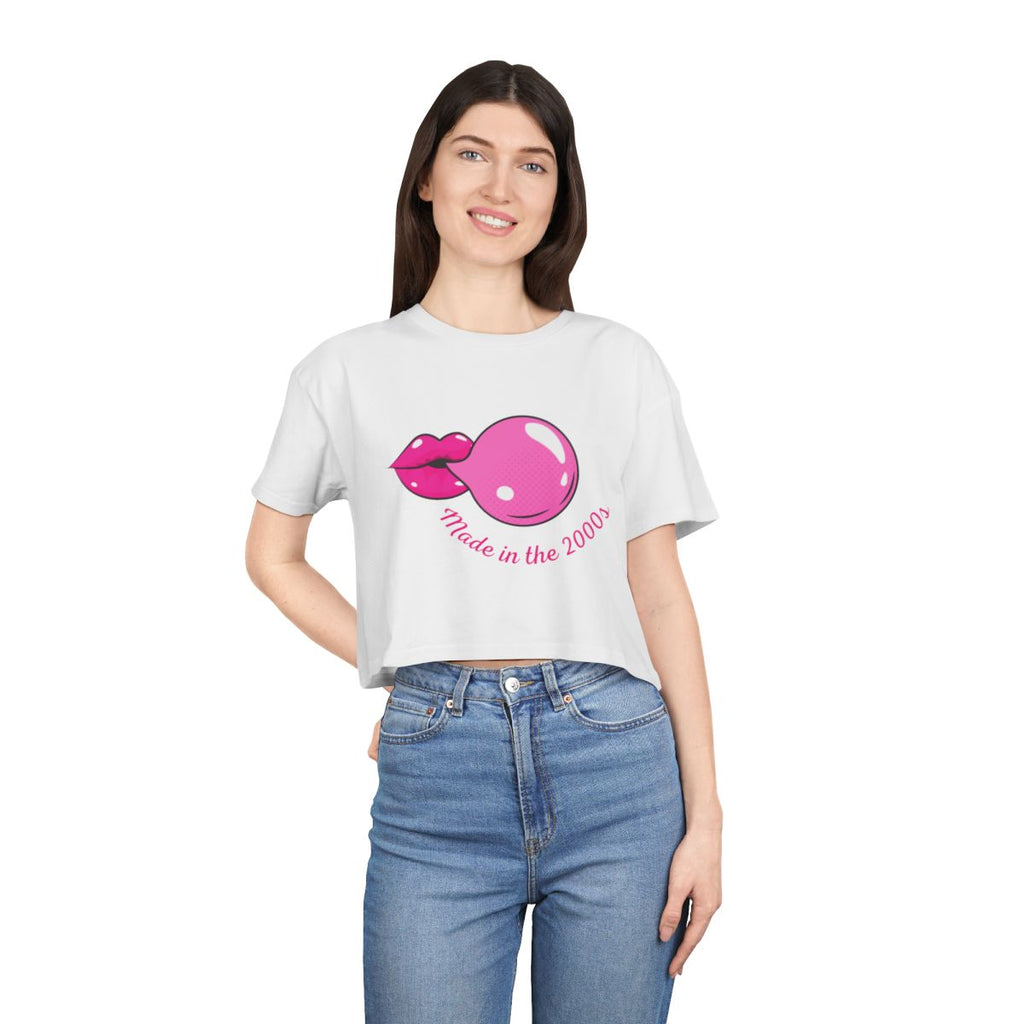 Made in the 2000s Crop Top from Chicky Tings - 2000s graphic tee, y2k nostalgia shirt