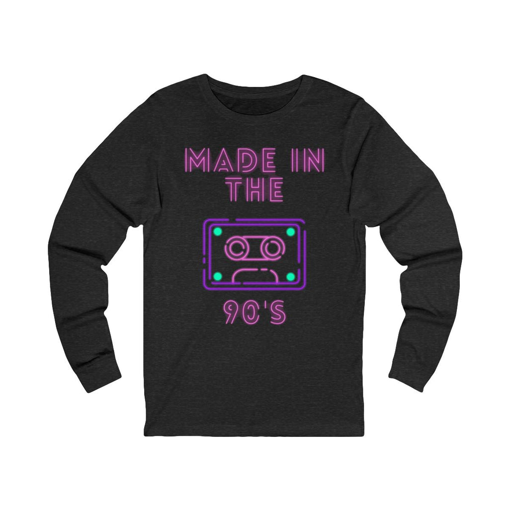 Made in the 90's Long Sleeve from Chicky Tings - 90s graphic tee, retro nostalgia shirt