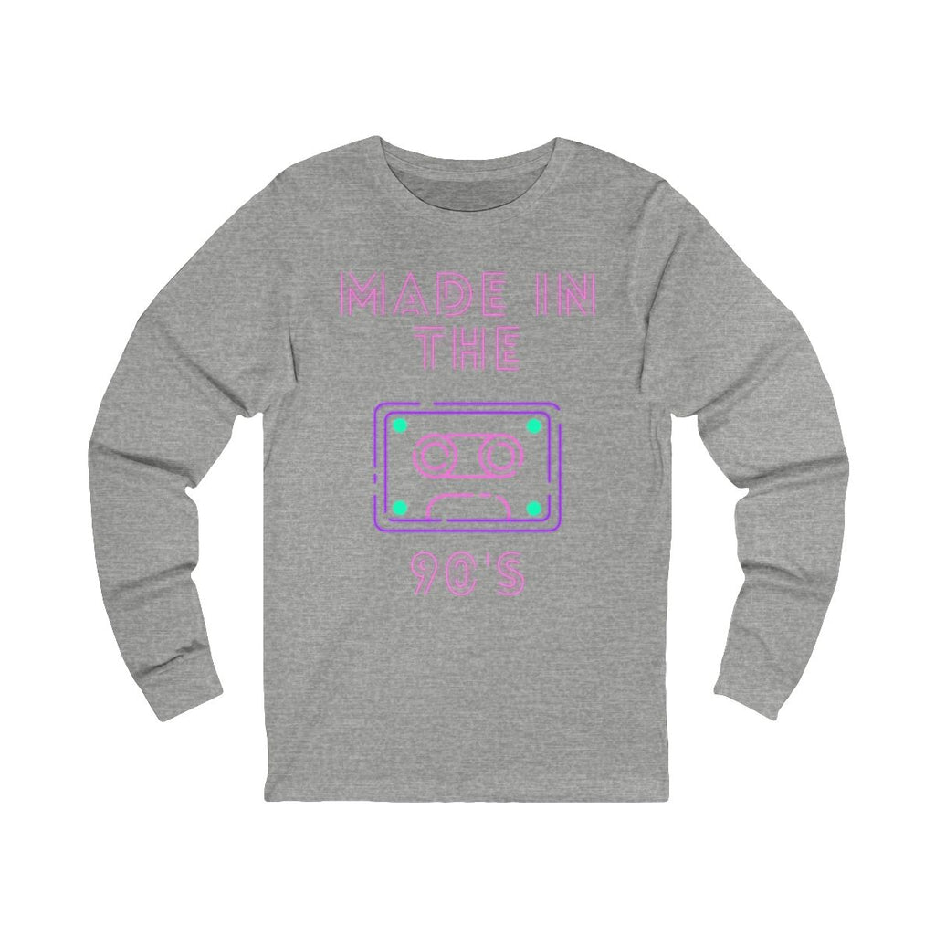 Made in the 90's Long Sleeve from Chicky Tings - 90s graphic tee, retro nostalgia shirt