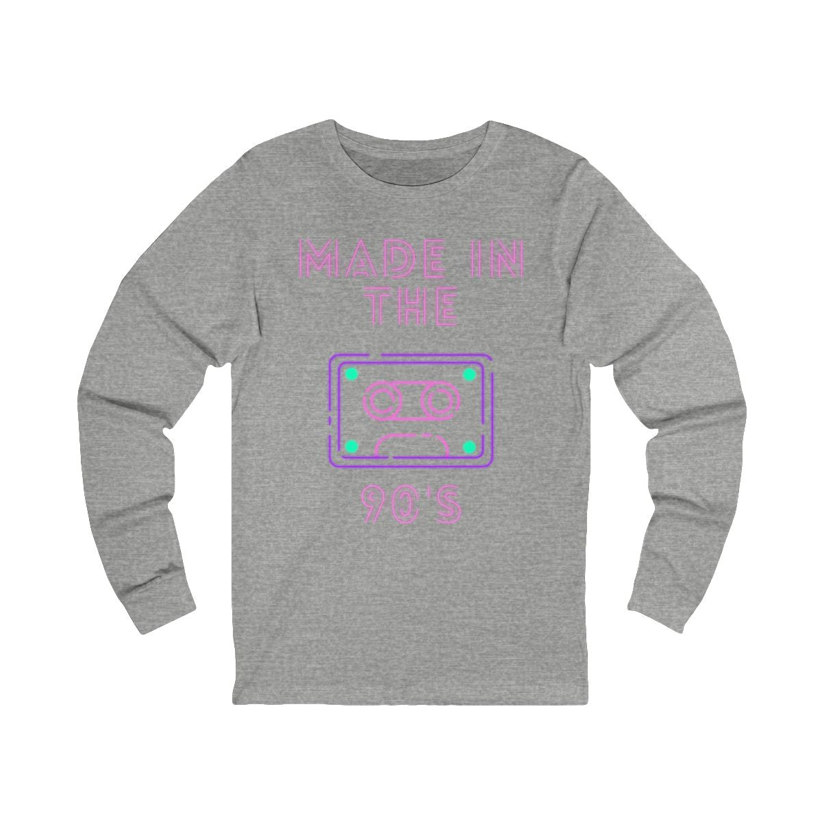 Made in the 90's Long Sleeve from Chicky Tings - 90s graphic tee, retro nostalgia shirt