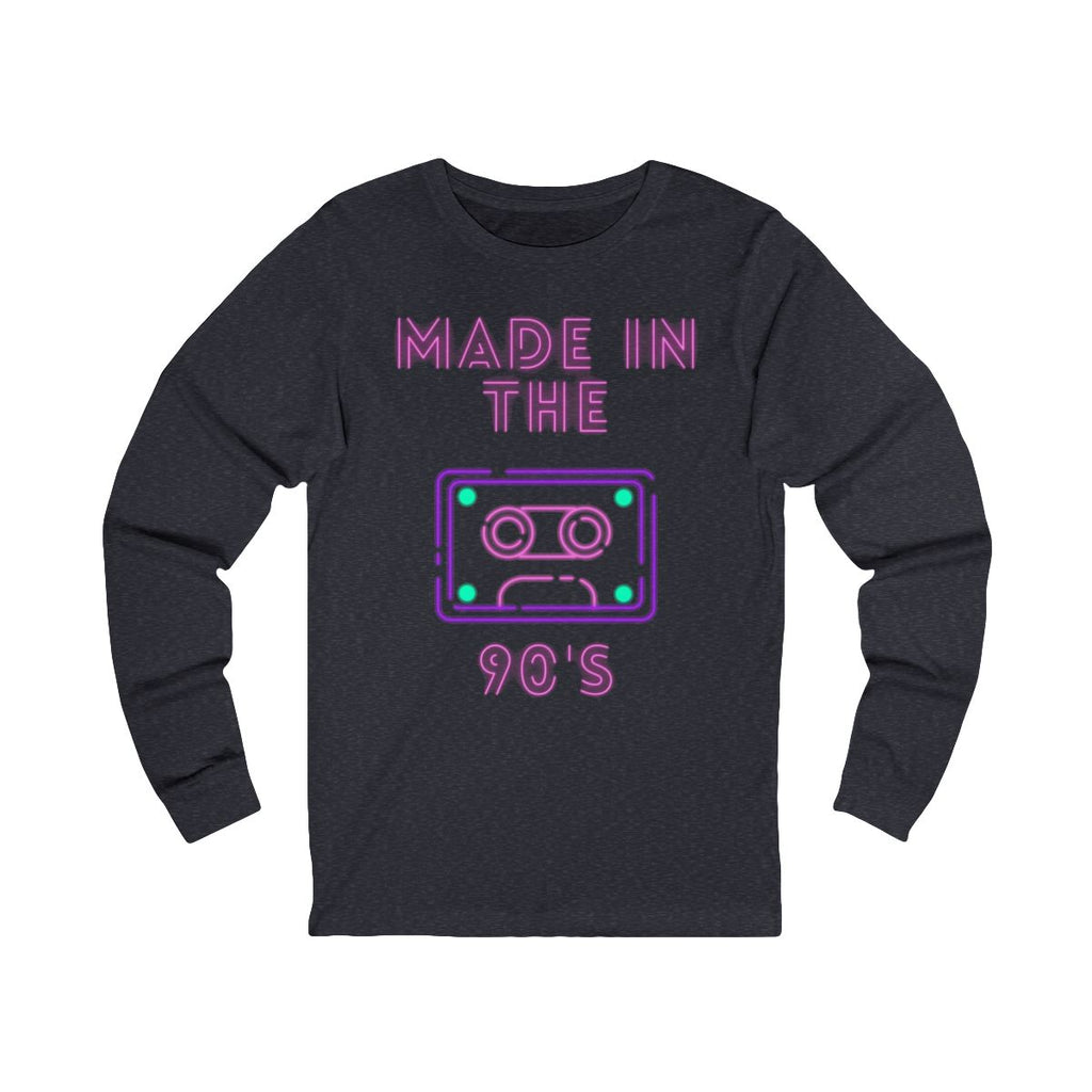 Made in the 90's Long Sleeve from Chicky Tings - 90s graphic tee, retro nostalgia shirt