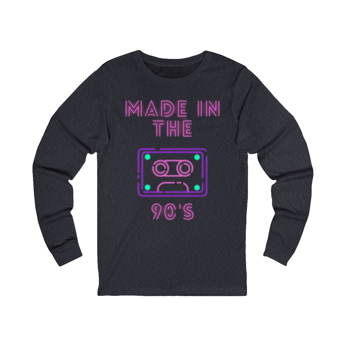 Made in the 90's Long Sleeve from Chicky Tings - 90s graphic tee, retro nostalgia shirt