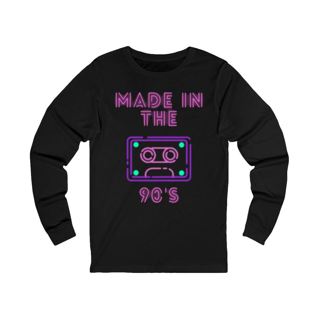 Made in the 90's Long Sleeve from Chicky Tings - 90s graphic tee, retro nostalgia shirt