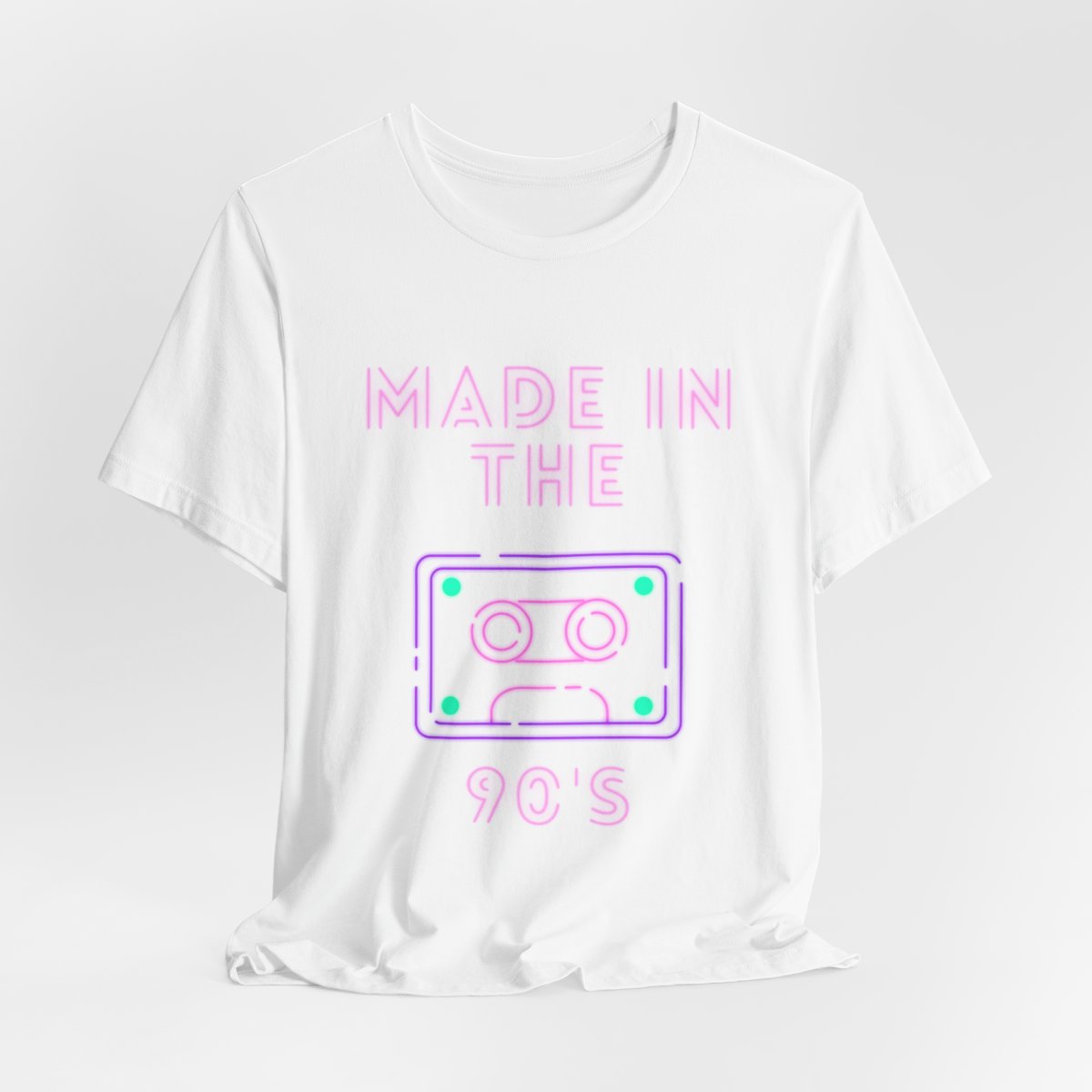 Made in the 90's Tee from Chicky Tings - 90s graphic tee, retro nostalgia shirt