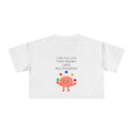 Multitasking Brain Crop Top from Chicky Tings - funny brain graphic tee, multitasking shirt