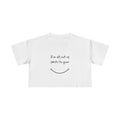 Out Of F*cks to Give Crop Top from Chicky Tings - funny statement tee, sarcastic graphic shirt