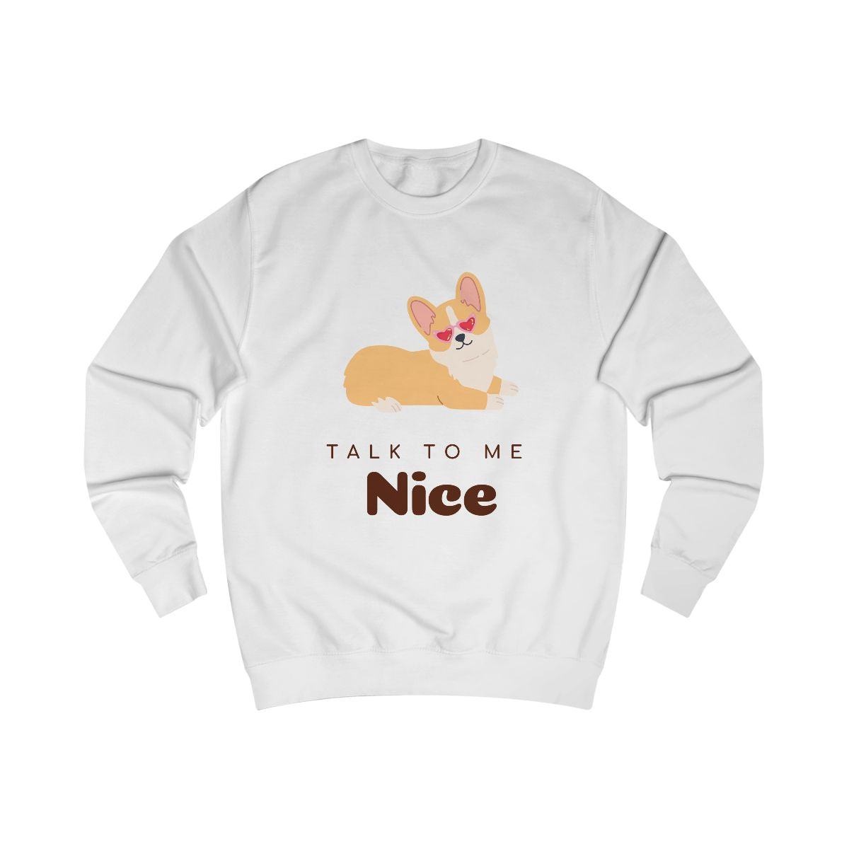 Talk to Me Nice Sweatshirt from Chicky Tings - talk to me nice shirt, statement graphic tee