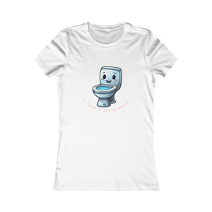 I Have a Potty Mouth Tee mockup