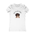 Don't Tell Me To Smile — Unbothered Tee in White, front view