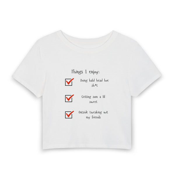 Things I Enjoy Baby Tee